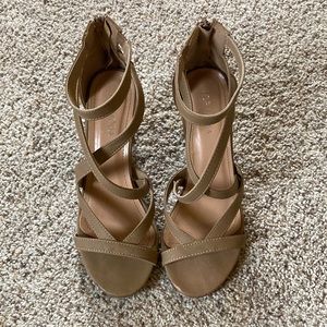 Tan 3 inch heels
